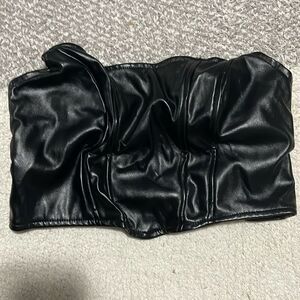 Adika- M. Faux Leather Crop